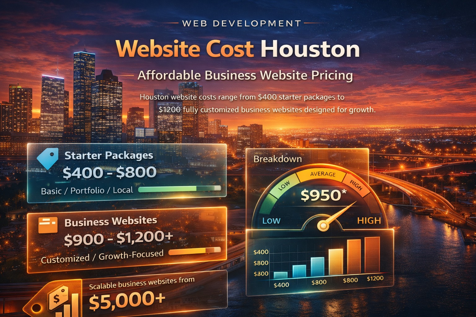 Website Cost Houston Guide Image