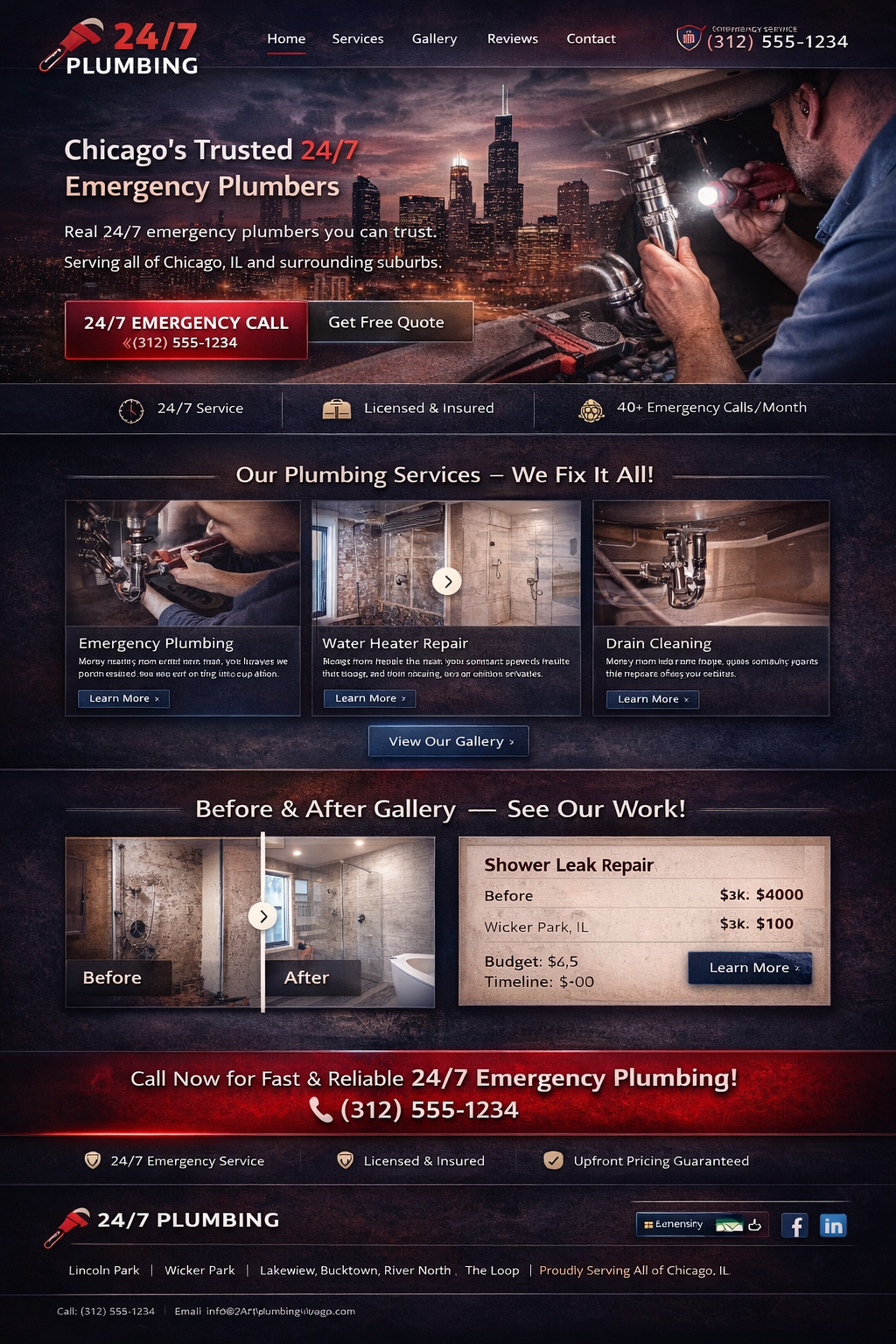 24/7 Plumbing Services